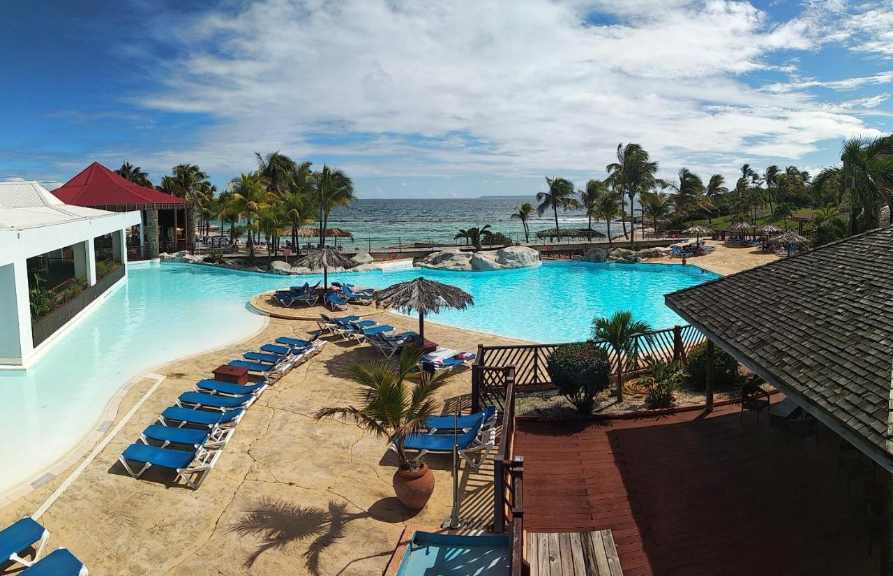 Studio Avec Grande Piscine, Plage Cannelle Caraibes Saint-Francois  Ngoại thất bức ảnh