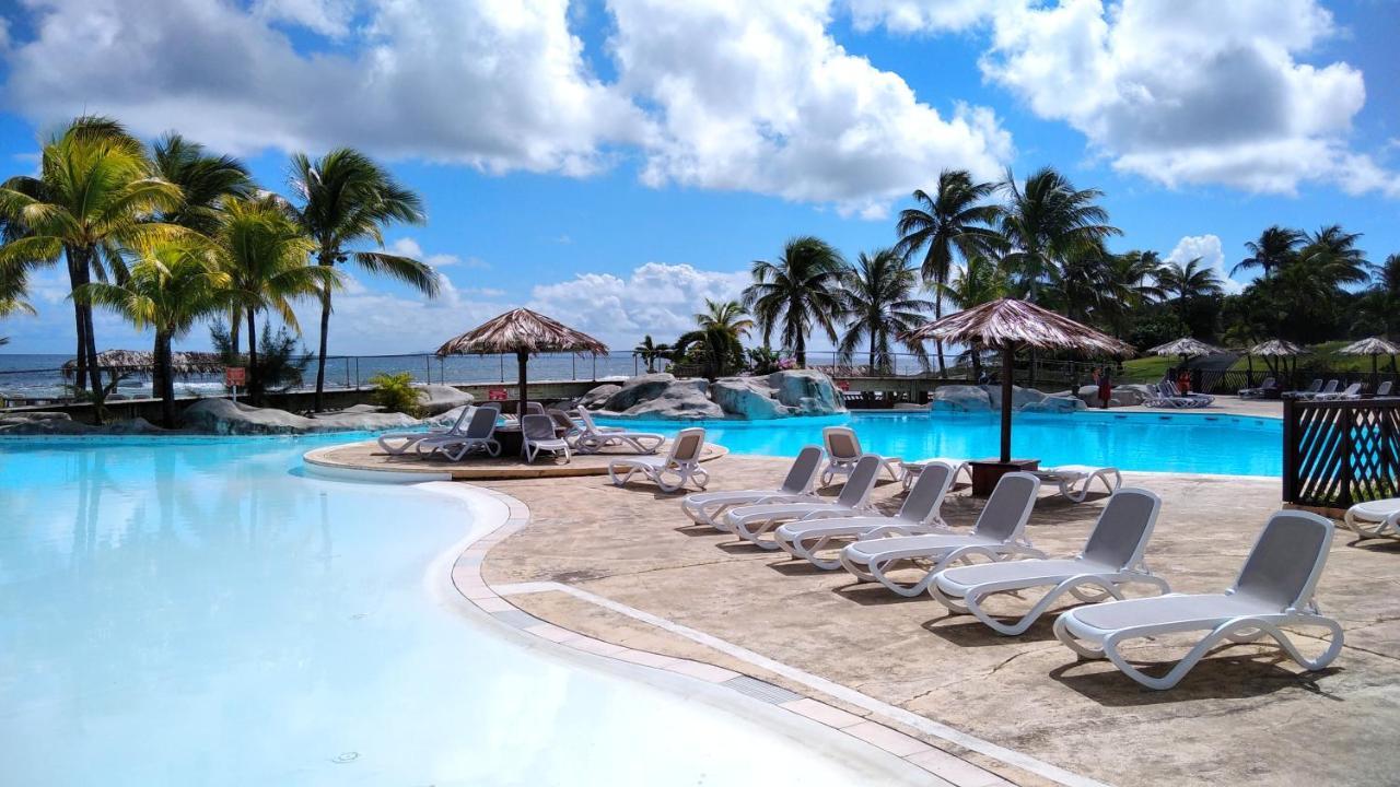 Studio Avec Grande Piscine, Plage Cannelle Caraibes Saint-Francois  Ngoại thất bức ảnh