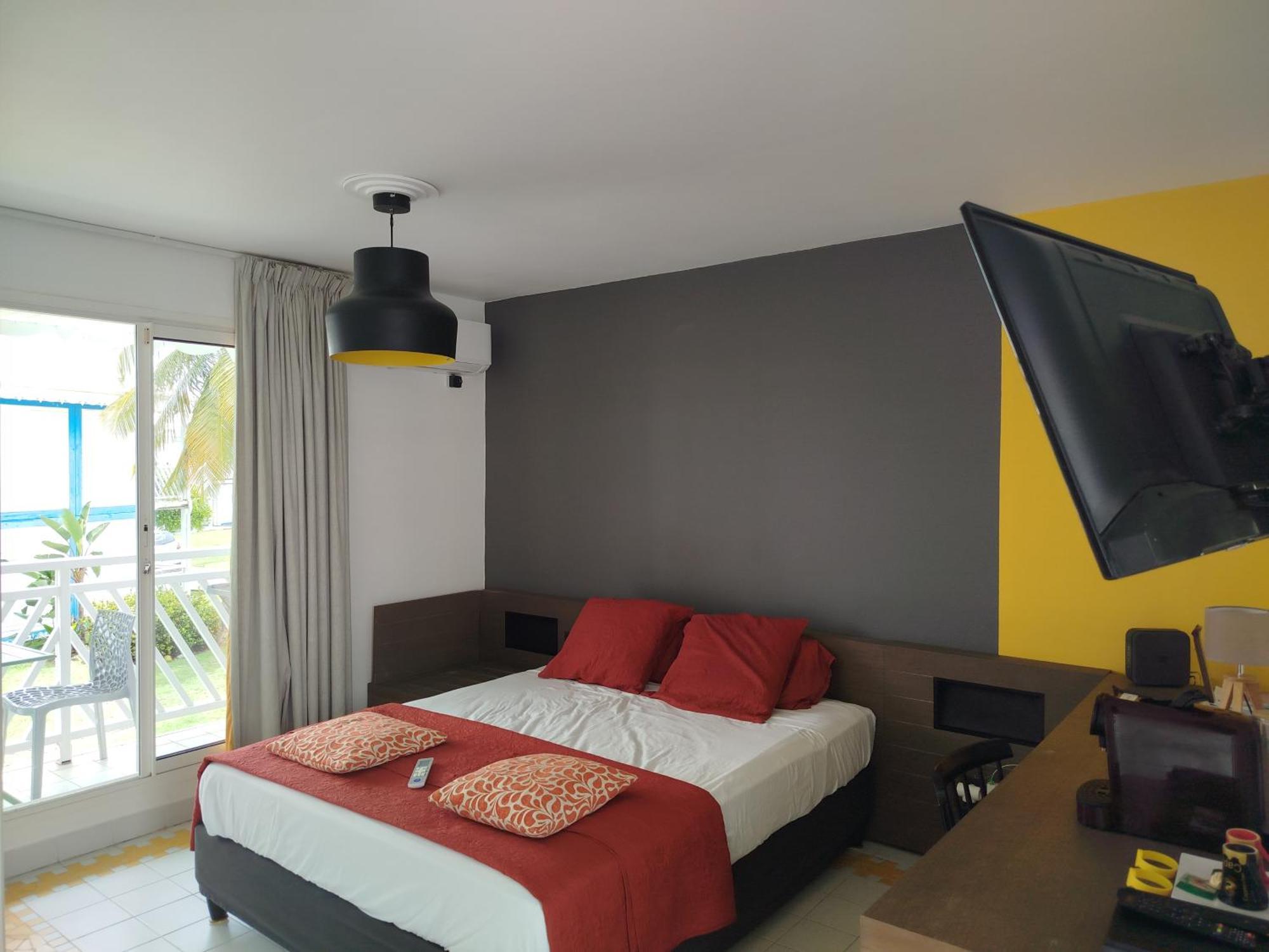 Studio Avec Grande Piscine, Plage Cannelle Caraibes Saint-Francois  Ngoại thất bức ảnh
